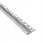 Profil aluminiowy budowlany LED do płytek 2m, IP44 Ceramic Line K listwa montażowa, glazura, wykończenie krawędzi