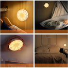 6X lampka nocna LED z czujnikiem ruchu bezprzewodowa lampa ścienna magnes do szafy, garderoby, przedpokoju i schodów
