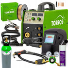 Spawarka migomat torros M2010 200A MIG MAG flux MMA TIG synergia zestaw półautomat do drutu 0,8–1,0 mm, zasilanie 230