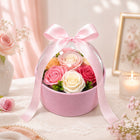 Flowerbox z kwiatami mydlanymi prezent pudełko upominek flower BOX róże ozdoba do wnętrz, dekoracja na walentynki