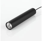 Lampa Sufitowa wisząca LED Tuba Czarna LEDLUX nowoczesna Gu10 MODERN oprawa metalowa 3-punktowa do salonu kuchni jadalni