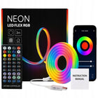 Taśma LED 3m neon rgbic efekt tęczy bluetooth aplikacja pilot zestaw USB 5V oświetlenie dekoracyjne do pokoju