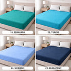Prześcieradło frotte z gumką 220x200 grube 180 g/m² premium polskie kolory na materac do 20 cm, certyfikat oeko-tex
