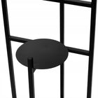 Kwietnik stojący stojak półki na kwiaty rośliny loftowy metalowy industrial czarny