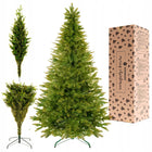 CHOINKA SZTUCZNA ŚWIERK NATURALNY PIĘKNY 220cm gęsta żywa PE PREMIUM STOJAK 201 - 220 cm zielony