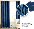 Zasłona welurowa Royal VELVET gruba mięsista 140x270 - dużo kolorów kotara gładka półzaciemniająca na kółkach do salonu