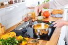 Zestaw garnków pokrywki tefal Daily Cook stal indukcja 10el G712SA55 Naczynia kuchenne nieprzywierające do piekarnika i