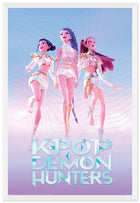 Plakat na ścianę K-Pop Demon Hunters Huntrix dla dziewczynki 61x91,5 cm poster muzyczny, dekoracja pokoju, format