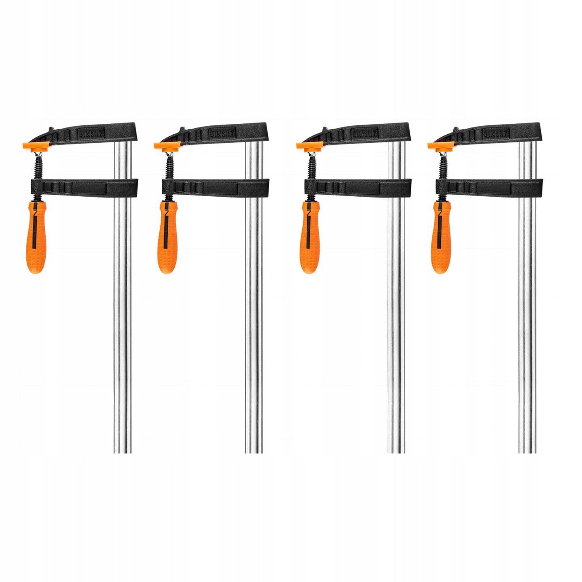 NEO TOOLS Ścisk Stolarski 80 x 300 mm Zestaw 4 szt. klamra do drewna, docisk przy klejeniu i obróbce