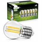 6x Żarówka LED E27 Kulka 7W 806lm 4000K Neutralna CCD 360° Filament lumiled lampka do domu, do opraw z dużym gwintem