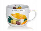 Kubek XXL zupa rosół z przepisem 730 ML banquet duży kubek 0,73l porcelanowy, naczynie na bulion, można myć w zmywarce