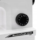 Maszyna do szycia domowa metalowy korpus Łucznik Master Craft 100.40 eco 22 ściegi, owerlok, haftowanie, pikowanie
