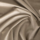 Zasłona welurowa velvet na kółkach 140x250 ciemno beżowa beż beige gładka draperia półzaciemniająca do salonu i sypialni