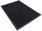 Wycieraczka 3D pod drzwi gumowa z siatką na zewnątrz do firm czarna 80X120 mata wejściowa PVC do domu i biura, grubość