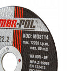 50 szt tarcze do cięcia metalu 125mm tarcza inox 125x1 100% dobra jakość aluminium, żeliwo, metale kolorowe, stal
