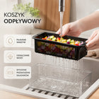 Krajalnica do Warzyw Owoców Szatkownica 8 Ostrzy Kostka Plastry Paski ręczna siekaczka kuchenna do krojenia i siekania