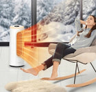 Termowentylator grzejnik farelka timer 83° Wi-Fi 1500W clevast CL-EH01 maksymalna biały