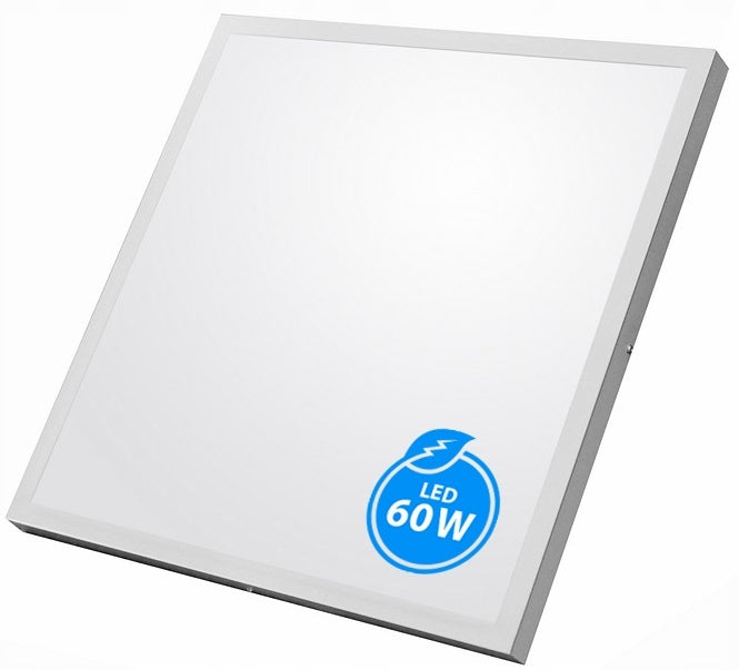 Panel LED 60W natynkowy Kwadratowy 60x60cm Plafon Biały Uniwersalny, 5400lm lampa sufitowa do wnętrz z ciepłą barwą