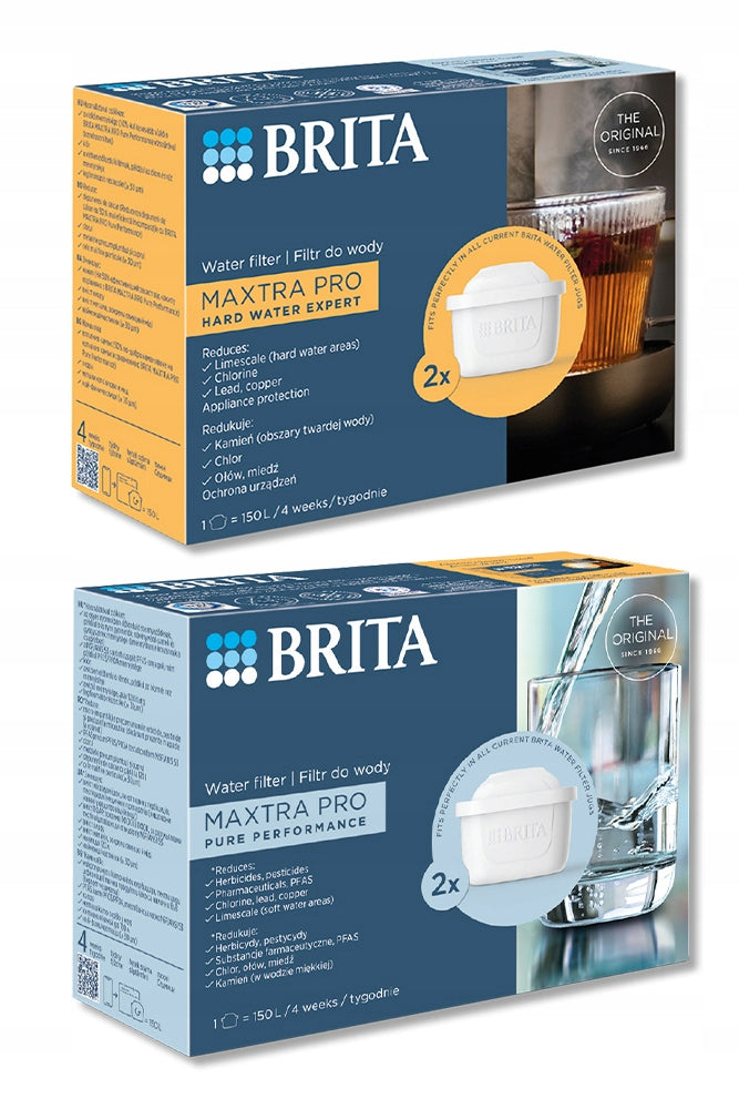 Filtr wkład Brita Maxtra PRO Hard Water Expert+PRO Pure Performance 4szt. biały