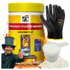 Środek proszek do czyszczenia komina pieca wypalania sadzy hansa 1kg zestaw środek do czyszczenia