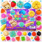 Kalendarz Adwentowy Gniotki Squishy 24 Sztuki Sensoryczne Zestaw Antystres wiszący