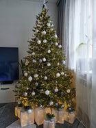 Choinka Pe Jak Prawdziwa 100% PE 220cm świerk 201 - 220 cm zielony