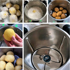 Stalowa osłonka noża miksującego do Thermomix TM5, TM6, TM7 / Obieraczka srebrny/szary