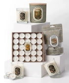 Tealight bezzapachowy sojowy naturalny polski hand made 100 szt. podgrzewacze do świeczników, knot bawełniany, palenie