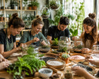 Zestaw XXL Las w Słoiku Szkle premium Podłoże Kamienie Mech Korzeń DIY 15w1 terrarium roślinne, mini ogród, dekoracja