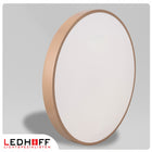Plafon sufitowy Lampa LED Kaszmirowa 50cm Okrągła 50W do pokoju BEŻ mocna oprawa oświetleniowa, neutralna barwa