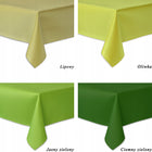 Obrus plamoodporny - 140X240 - solid czarny serweta żakardowa z poliestru, gładka dekoracja stołu do jadalni