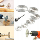 Zestaw tarcz tarczki 6szt do cięcia miniszlifierki + adapter wkrętarka aluminium, ceramika, kamień, szkło, akryl