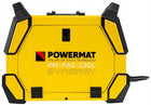 Spawarka inwertorowa migomat półautomat 230A MIG MAG MMA TIG lift synergia drut 0,6–1,0 mm, zasilanie 230 V, cykl pracy
