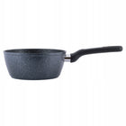 Rondelek 18 cm garnek garnuszek rondel marmurkowy GAZ indukcja kamille aluminiowy 1,5 l do sosów, mleka i podgrzewania