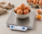 Elektroniczna waga kuchenna precyzyjna 25x23cm duża domowa dokładna 15KG/1g do odmierzania składników, tarowanie, ml