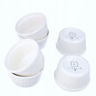 6 x kokilka naczynie żaroodporne zestaw do zapiekania 9 cm miski livello foremki porcelanowe do sufletu, 180 ml, do