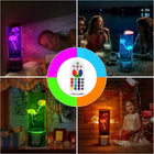 LAMPA DO AKWARIUM Z MEDUZAMI, LAMPA LAWOWA LED, LAMPKA NOCNA DO DOMU, BIURA dekoracyjna, stołowa, nastrojowe