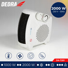 Termowentylator farelka grzejnik poziomy 2000W elektryczny termostat tryby biały piecyk pokojowy z nawiewem zimnego