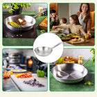 Duża Patelnia stalowa 28cm kinghoff stal 21CT indukcja gastronomiczna Gaz do smażenia, nierdzewna, do piekarnika i