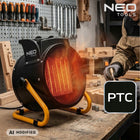 NAGRZEWNICA ELEKTRYCZNA CERAMICZNA TERMOWENTYLATOR TERMOSTAT 3KW NEO TOOLS grzewcza