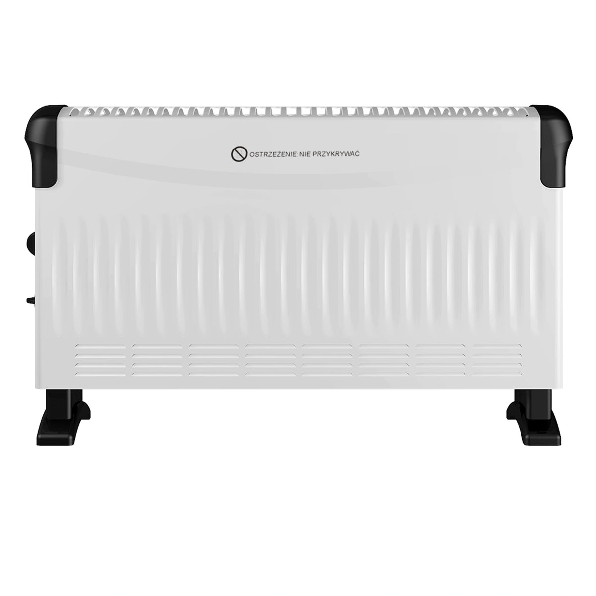 GRZEJNIK ELETKRYCZNY KONWEKTOROWY ENERGOOSZCZĘDNY TERMOSTAT 2000W elektryczny 525 mm 325 mm grzewcza biały