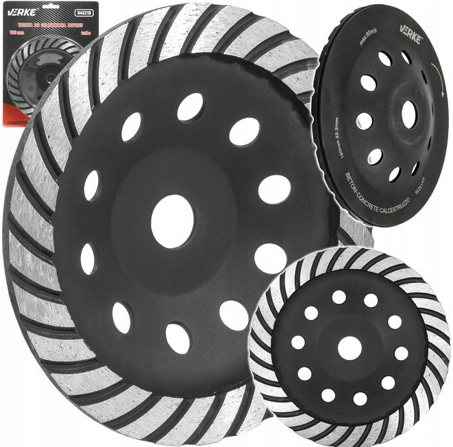 Tarcza do szlifowania betonu garnkowa turbo 180mm ze 110 sztuk
