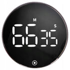 Minutnik kuchenny elektroniczny timer czasomierz magnetyczny LED 8x3 cm do gotowania, pieczenia i smażenia, czarny