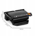 Grill elektryczny opiekacz Optigrill+ GC717810 2000 w składany czarny nominalna