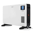 Grzejnik elektryczny konwektorowy energooszczędny termostat Wisser 2300W ogrzewacz pokojowy do domu, biały