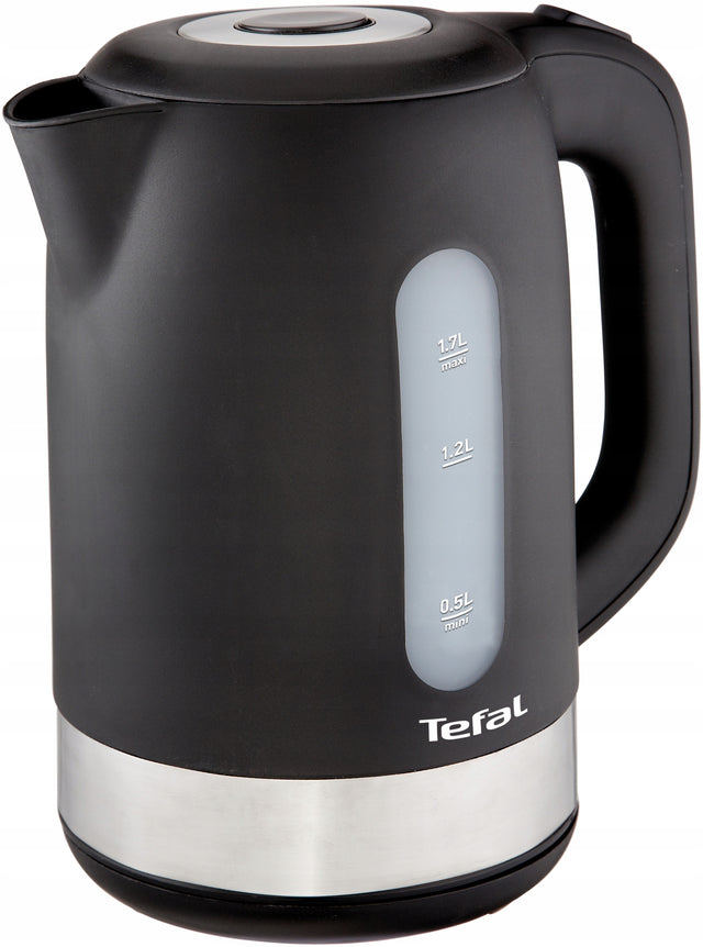 Czajnik elektryczny tefal Snow KO330830 1.7 l 2400 w czarny tworzywo sztuczne