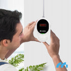Czujnik gazu czadu LPG alarm detektor tlenku węgla CO certyfikowany 2w1 LCD wykrywacz, sygnalizator przewodowy