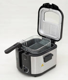 Frytkownica olejowa 1900W – frytownica tradycyjna 1900 w czarny
