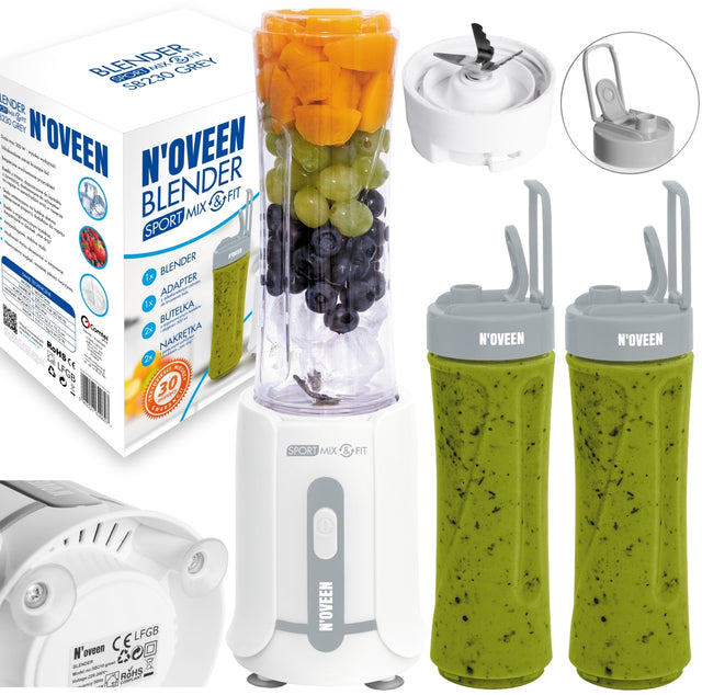 Blender smoothie koktajl noveen SB230 2 butelki nominalna