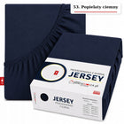 Prześcieradło jersey z gumką 160x200 bawełna na wysoki materac 30 cm kolory 160x200cm 180 cm